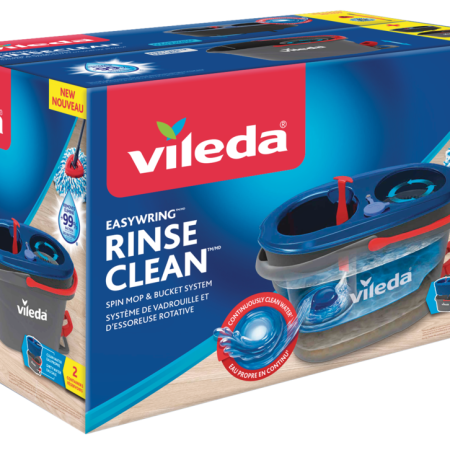 Vileda EasyWring RinseClean Spin Mop & Bucket System