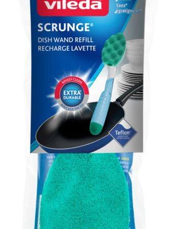 Vileda Scrunge Multi-Use Sponge Dishwand Refills, 2-pack