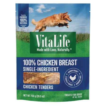 VitaLife Chicken Tenders Dog Treats, 750-g