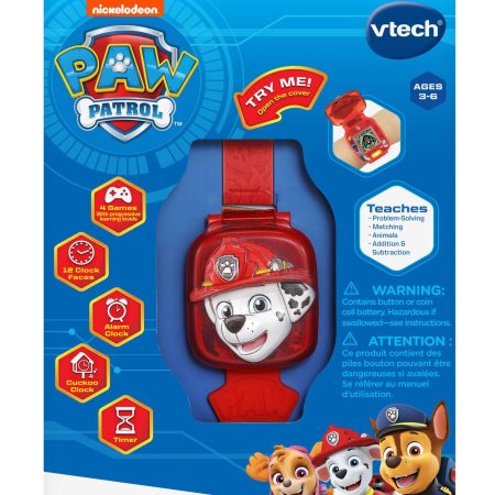 VTech PAW Patrol Learning Pup Watch Marshall, English, Ages 6+ months