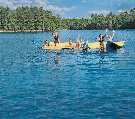 3-Layer Lake/River Floating Water Mat, Multiple-Person Raft