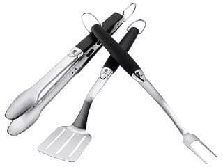 Weber Stainless Steel Outdoor BBQ Grill Griddle Accessories Tools Set, 2-pc