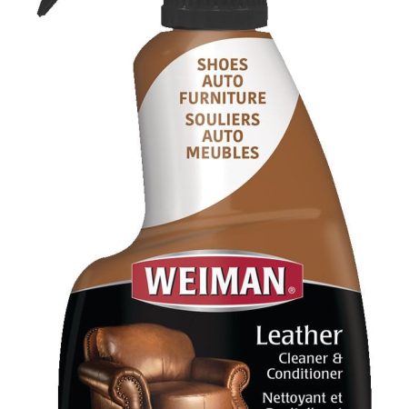 Weiman Leather Cleaner and Conditioner Spray, 355-mL