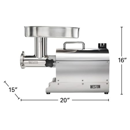 Weston Pro Series™ #12 Stainless Steel Meat Grinder