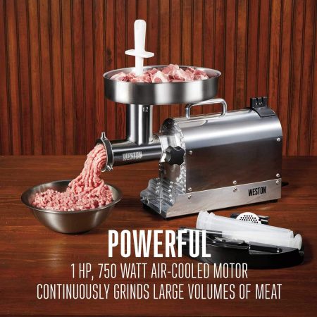 Weston Pro Series™ #12 Stainless Steel Meat Grinder