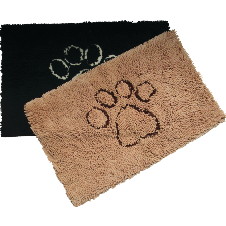 PAWS UP! Non-Slip Wet Pet Mat, Washable, 31-in x 20-in, Assorted Colours