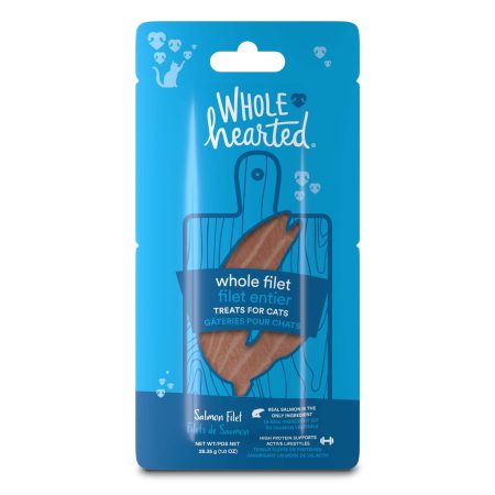 WholeHearted Protein-Rich Salmon Filet Cat Treat, 28.35g