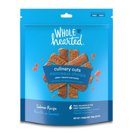 WholeHearted Culinary Cuts Salmon Recipe Jerky Dog Treats, 794g