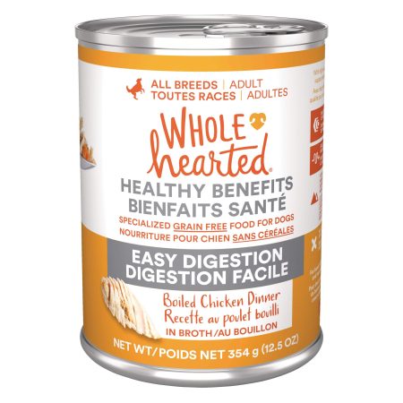 WholeHearted Grain-Free Easy Digestion Chicken Adult Wet Dog Food, 354-g