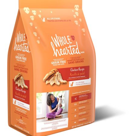 WholeHearted Grain-Free Chicken Formula Dry Cat Food, Assorted Sizes