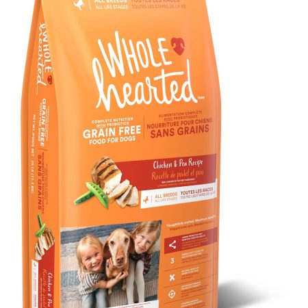 WholeHearted All Life Stages Grain-Free Chicken and Pea Dry Dog Food, Assorted Sizes