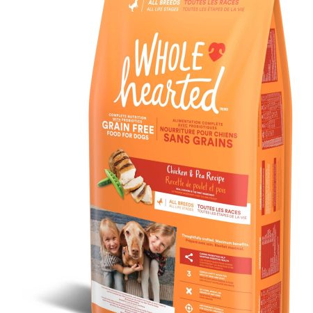 WholeHearted All Life Stages Grain-Free Chicken and Pea Dry Dog Food, Assorted Sizes