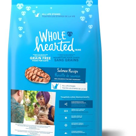 WholeHearted Grain-Free Salmon Formula Dry Cat Food, Assorted Sizes