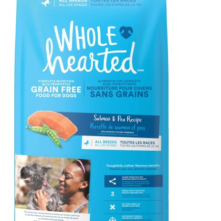 WholeHearted All Life Stages Grain-Free Salmon and Pea Dry Dog Food, Assorted Sizes