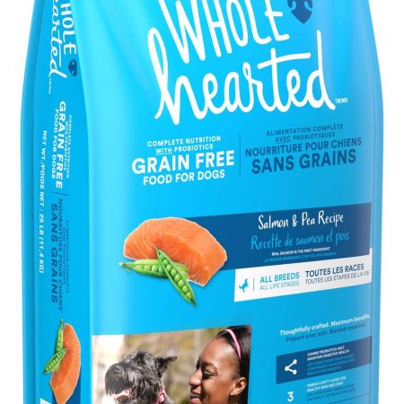 WholeHearted All Life Stages Grain-Free Salmon and Pea Dry Dog Food, Assorted Sizes