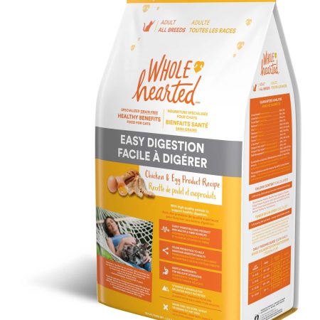 WholeHearted Healthy Digestion Chicken & Egg Product Recipe Dry Cat Food, 1.13-kg