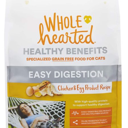 WholeHearted Healthy Digestion Chicken & Egg Product Recipe Dry Cat Food, 1.13-kg