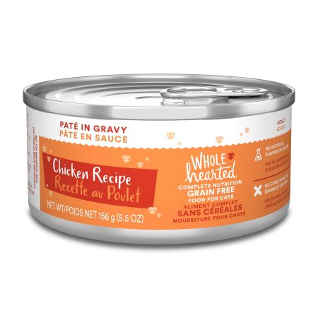 WholeHearted Grain Free Pleasing Pâté Wet Cat Food Variety Pack, 12x156g