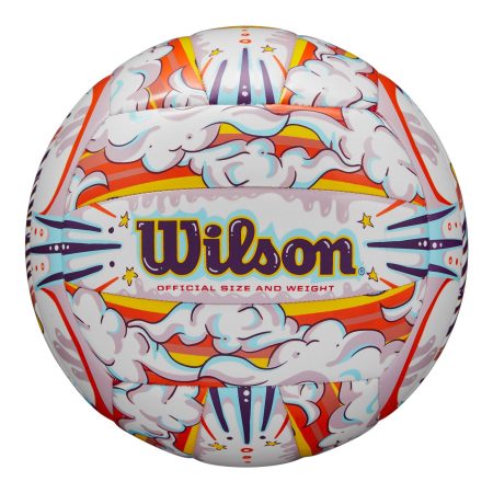 Wilson Graffiti Peace Beach Volleyball, Synthetic Leather, Assorted Colour Design