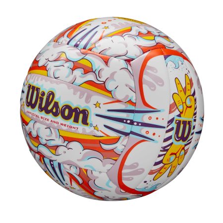 Wilson Graffiti Peace Beach Volleyball, Synthetic Leather, Assorted Colour Design