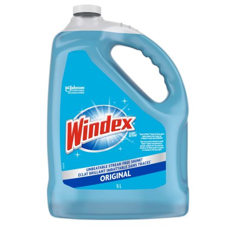 Windex Original Glass and Window Cleaner Refill, 5-L