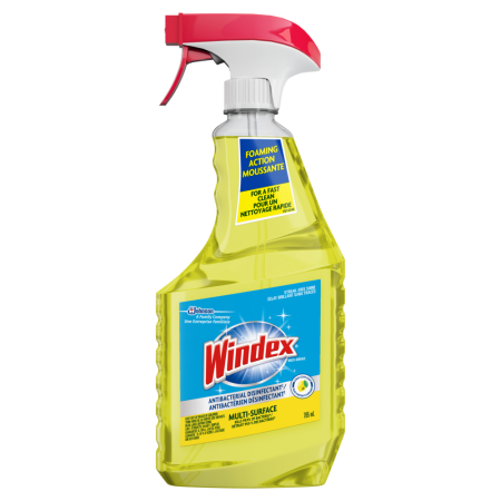 Windex Antibacterial Disinfectant Multi-Surface Spray Cleaner, 765-mL