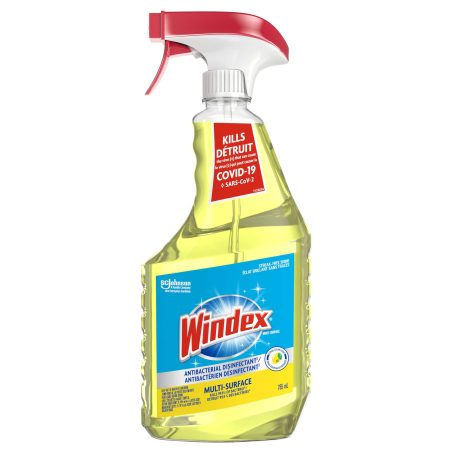 Windex Antibacterial Disinfectant Multi-Surface Spray Cleaner, 765-mL