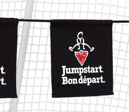 Winnwell Jumpstart Steel Street Hockey Net with Bungee Targets, 60-in