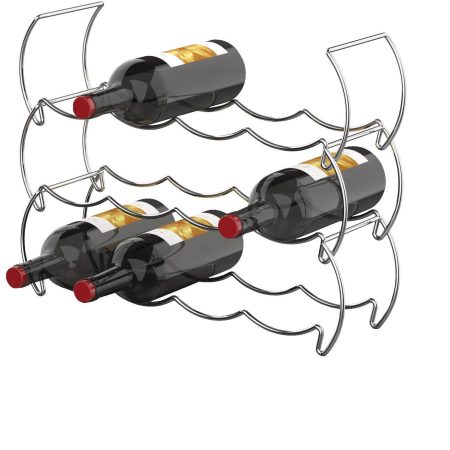 Wire King 12-Bottle Countertop Wine Rack, Stackable