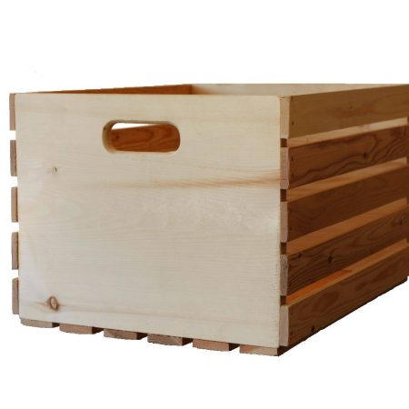 Adwood Wood Storage Crate, 20-in