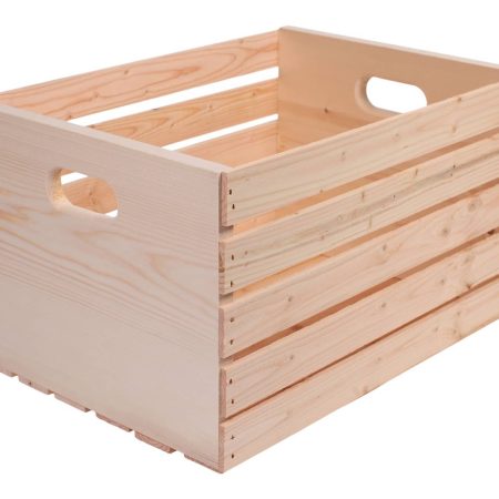 Adwood Wood Storage Crate, 20-in