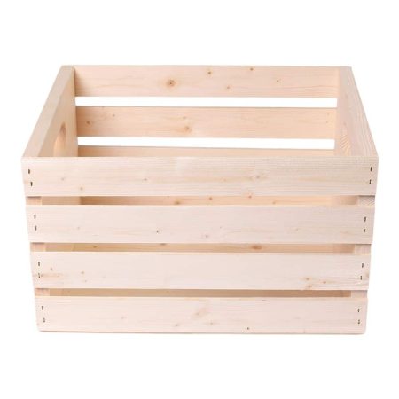 Wood Storage Crate, 20.4-L