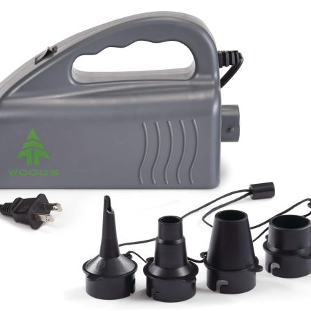 Woods Blast HV 120V AC Electric Air Pump, Inflates/Deflates Small-Medium Inflatables