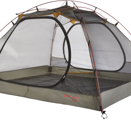 Woods Cascade 3-Season, 4-Person Camping Dome Tent w/ 2 Doors, Vestibules, Rain Fly & Carry Bag