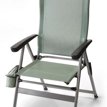 Woods Grandview Deluxe Mesh High Back Reclining & Folding Camping Chair, Assorted