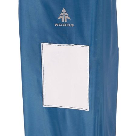 Woods DOG-WOOD Portable Folding Dog Camp Cot w/ Carry Bag, Supports 70-lb, Blue