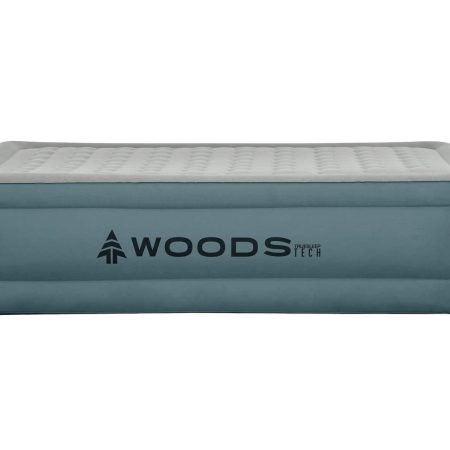 Woods™ Double-High AlwayzAire™ Airbed with Built-in Dual Pump, Queen