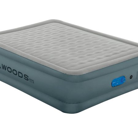 Woods™ Double-High AlwayzAire™ Airbed with Built-in Dual Pump, Queen