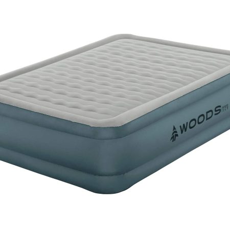 Woods™ Double-High AlwayzAire™ Airbed with Built-in Dual Pump, Queen