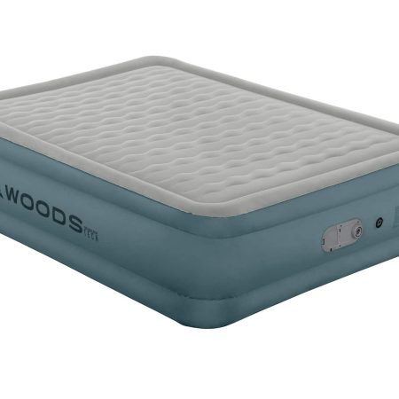 Woods™ Double-High AlwayzAire™ Airbed with Built-in Dual Pump, Queen