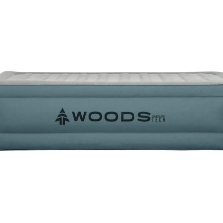 Woods™ Double-High AlwayzAire™ Airbed with Built-in Dual Pump, Queen