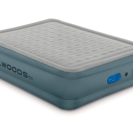 Woods™ Double-High AlwayzAire™ Airbed with Built-in Dual Pump, Queen