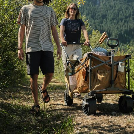 Woods Overlander Fully-Equipped Folding Wagon, 102-kg