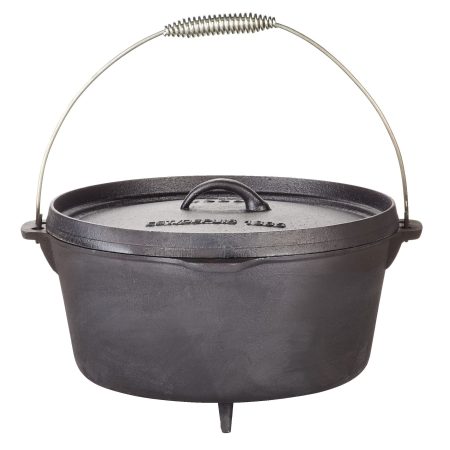 Woods™ Cast Iron Over-Safe Camping Dutch Oven, 7L