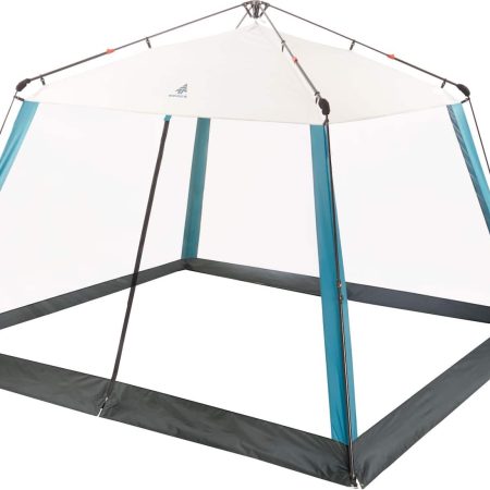 Woods Nook Instant Screen House/Canopy Tent/Gazebo Camping Shelter, 11-ft x 11-ft