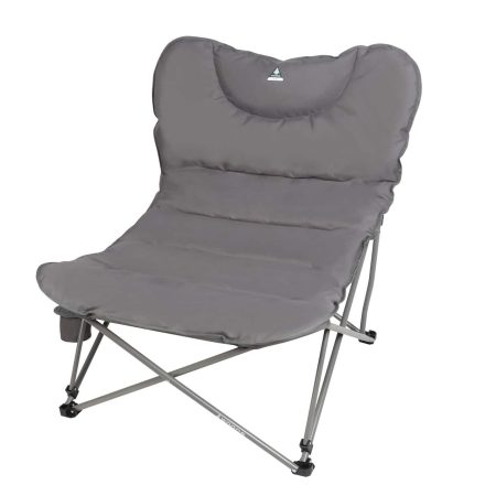 Woods™ Mammoth Folding Padded Camping Chair, Gun Metal