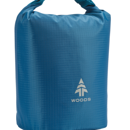 Woods PAW-THORN Roll-Top Portable Dog Food Bag, Blue, All-Sizes