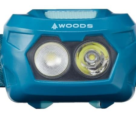 Woods O'HARA Battery-Powered LED Camping Headlamp, 150 Lumen