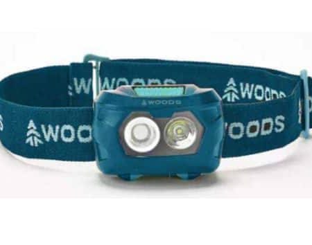 Woods O'HARA Battery-Powered LED Camping Headlamp, 150 Lumen