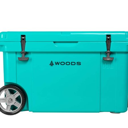 Woods ARCTIC WHEELED Roto-Moulded Cooler with Handle, 65-L, Turquoise